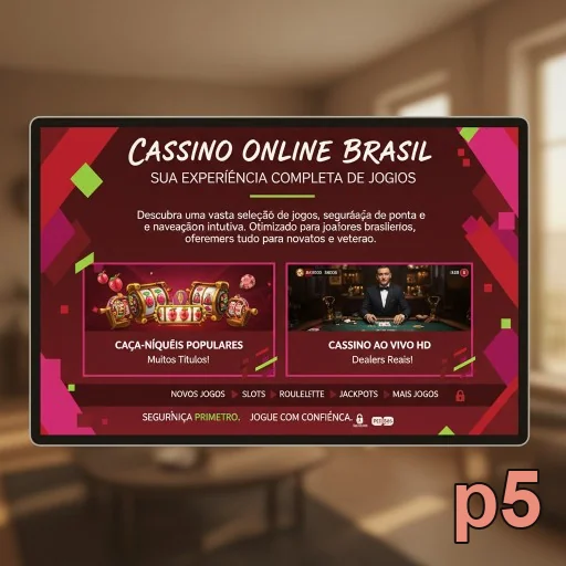 App mobile p5 com login seguro e suporte visual