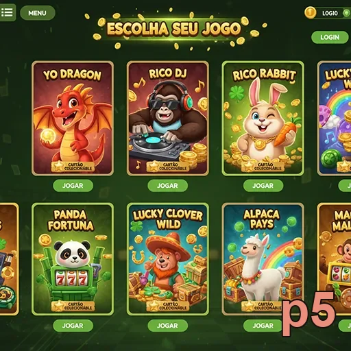 App p5 com login seguro e suporte rápido